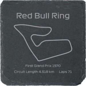 Race Track Style Drinks Coaster - Red Bull Ring
