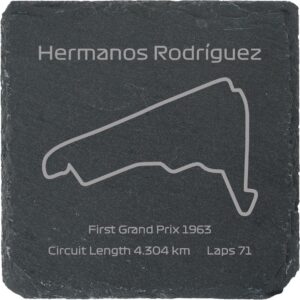 Race Track Style Drinks Coaster - Hermanos Rodreguez