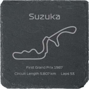Race Track Style Drinks Coaster - Suzuka