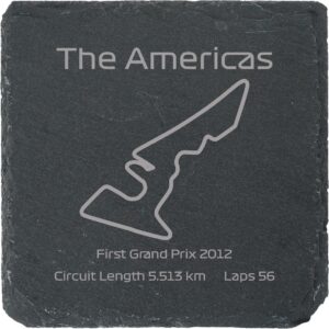 Race Track Style Drinks Coaster - The Americas