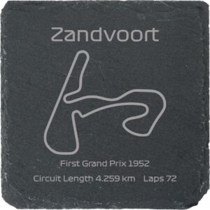 Race Track Style Drinks Coaster - Zandvoort