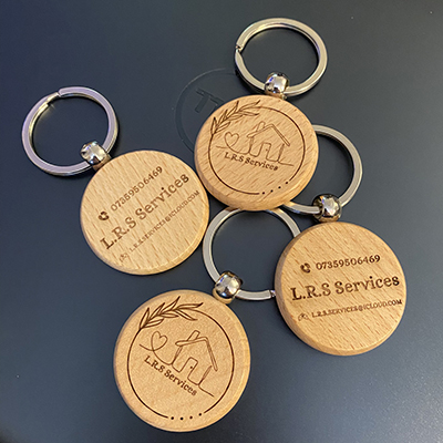Custom wooden key rings - Image 5