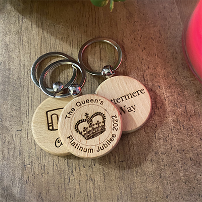 Custom wooden key rings - Image 2