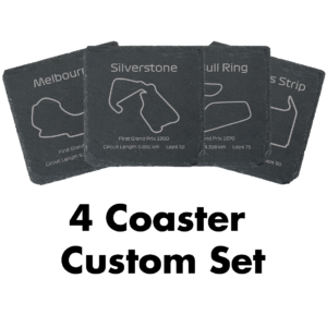Race Track Style Drinks Coaster Bundle